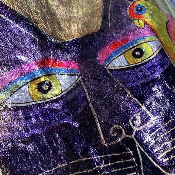 Laurel Burch Metallic Canvas Tote Bag NWT - Picture 16 of 16